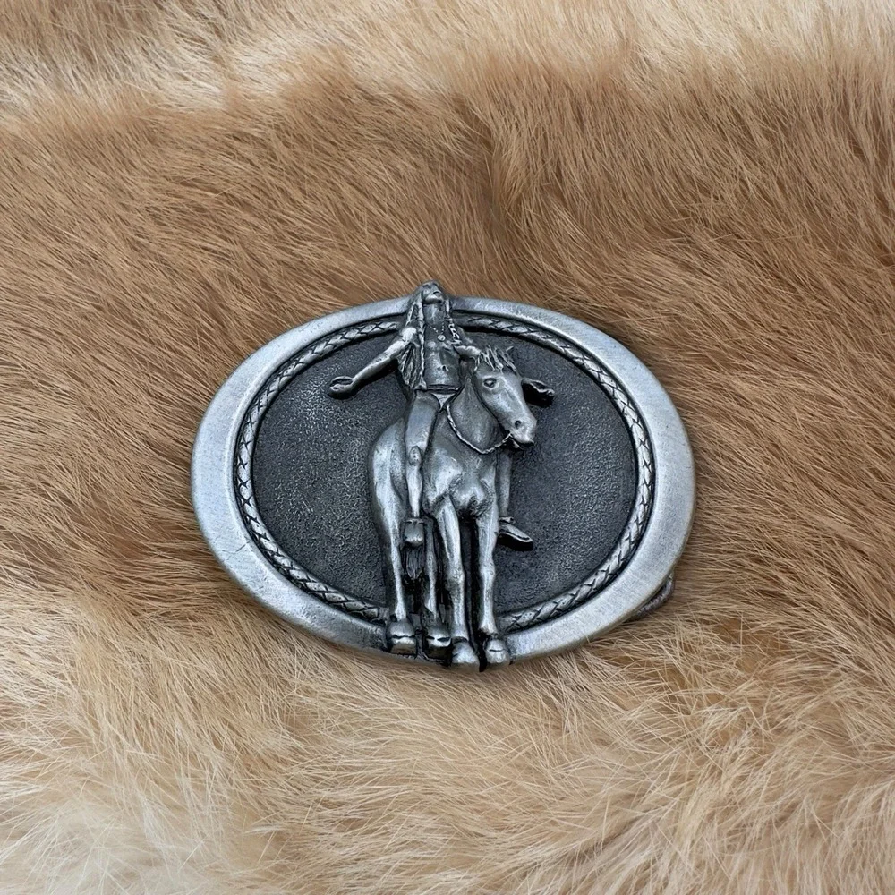 VTG Appeal To The Great Spirit Belt Buckle M&M Limited USA 1982 Native American